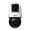 IP PTZ камера BCS-P-SDIP24425SR10-AI2, 4MP+4MP, 4.0mm, 4.8~120 mm, IR LED, SD, Mic, Loudspeaker, PoE